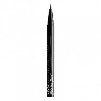 Epic Ink Liner Delineador De Ojos A Prueba De Agua Color Black 1 ml Nyx