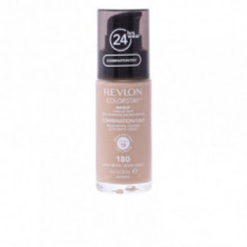 Revlon Colorstay Base De Maquillaje Para Rostro Cutis Mixto o Graso N.180 Sand Beige 30 ml