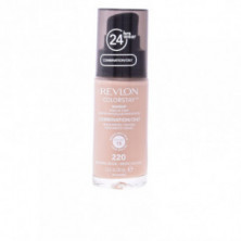 Revlon Colorstay Base De Maquillaje Para Rostro Cutis Mixto o Graso N.220 Natural Beige 30 ml