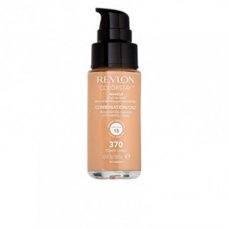 Revlon Colorstay Base De Maquillaje Para Rostro Cutis Mixto o Graso N.370 Toast 30 ml