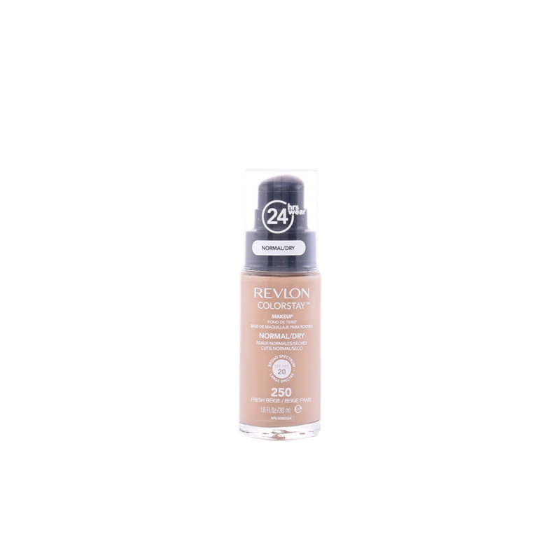 Revlon Colorstay Base De Maquillaje Para Rostro Cutis Seco o Normal N.250 Fresh Beige 30 ml