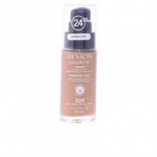 Revlon Colorstay Base De Maquillaje Para Rostro Cutis Normal o Seco N.320 True Beige 30 ml