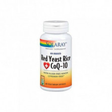 Red Yeast Rice Plus CoQ-10 (Levadura Roja de Arroz) 60 Cápsulas Solaray