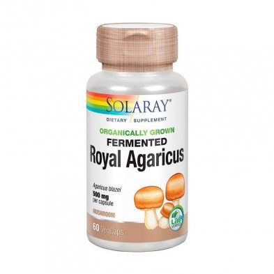 Royal Agaricus (Champiñón del Sol) 500 mg 60 Cápsulas Vegetales