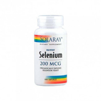 Selenium 200 mcg 90 Cápsulas Solaray