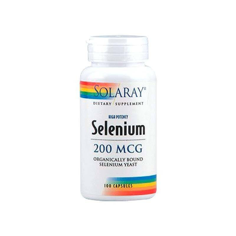 Selenium 200 mcg 90 Cápsulas Solaray