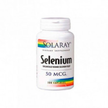 Selenium 50 mcg 100 Cápsulas Solaray