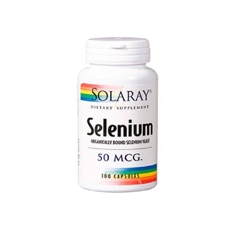 Selenium 50 mcg 100 Cápsulas Solaray