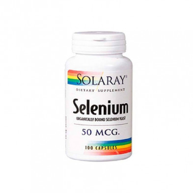 Selenium 50 mcg 100 Cápsulas Solaray