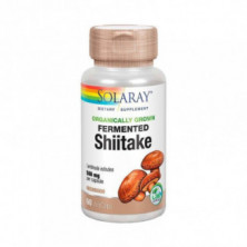 Shiitake 500 mg 60 Cápsulas Vegetales Solaray