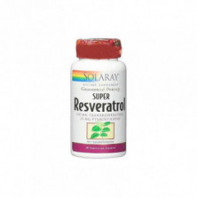 Super Resveratrol 250 mg 30 Cápsulas Solaray