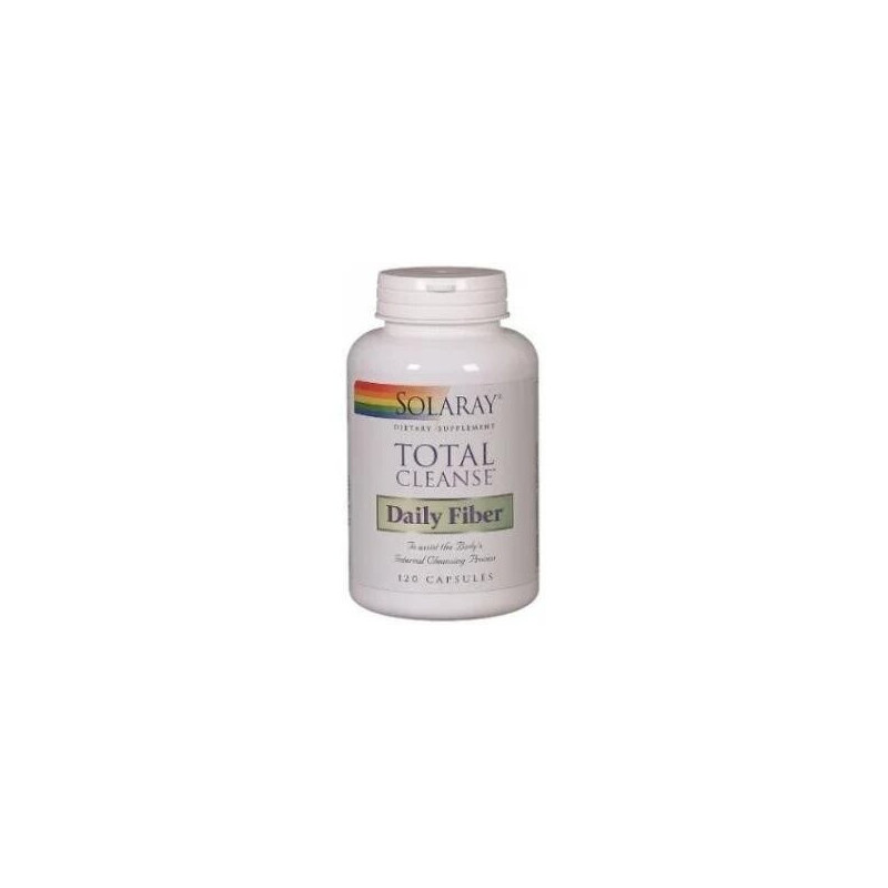 Total Cleanse Daily Fiber 120 Cápsulas Solaray