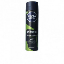 Nivea Men Deep Carbon Amazonia Desodorante para Hombre en Spray 150 ml