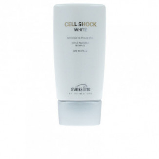 Cell Shock White Invisible Bi-Phase Veil Protector Solar SPF50 65 ml Swiss Line