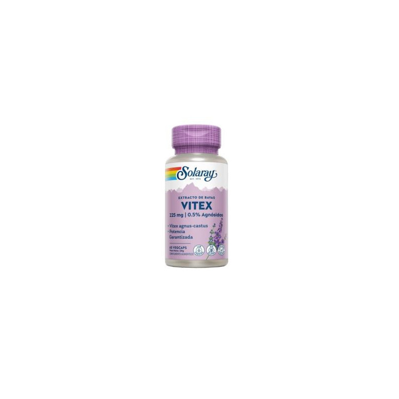 Vitex (sauzgatillo) 60 Cápsulas Solaray