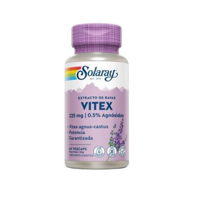 Vitex (sauzgatillo) 60 Cápsulas Solaray