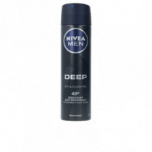 Nivea Men Deep Black Carbon Desodorante para Hombre en Spray 150 ml