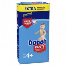 Dodot Pants Pañal-Braguita Talla 4+  9kg-15kg 56 Pañales