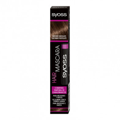 Hair Máscara Cobertura Temporal Color Castaño Chocolate 16 ml Syoss