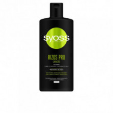 Rizos Pro Champú para  Cabello Ondulado o Rizado 440ml Syoss