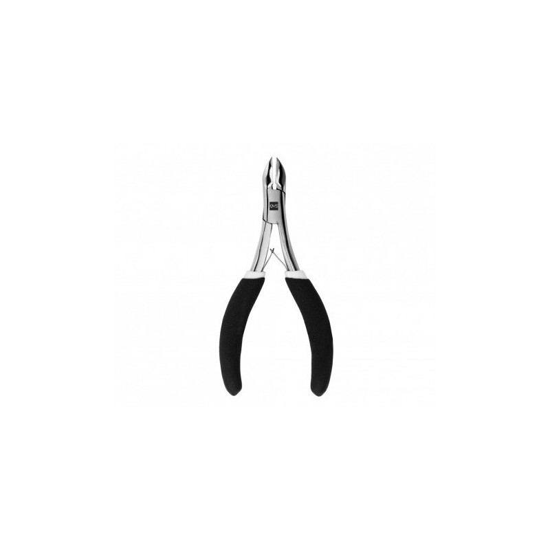 Toenail Nippers Alicate Pedicura de Acero Inoxidable y Mango de Goma Qvs