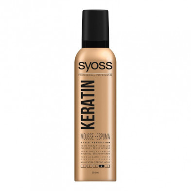 Keratin Espuma Fijadora en Spray 250 ml Syoss