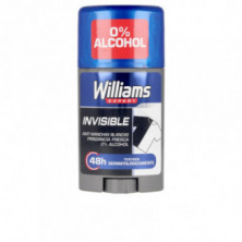 Invisible Desodorante en Stick 48 Horas 75 ml Williams