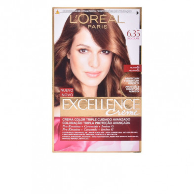 Tinte L'oreal Excellence Creme 6.35 Chocolate