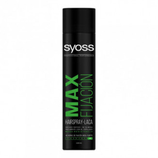 Max Fijación Laca de Secado Rápido en Spray 400 ml Syoss