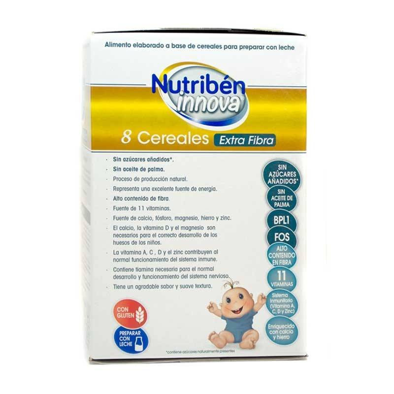 Nutribén Innova Papilla 8 Cereales Extra Fibra 600 g