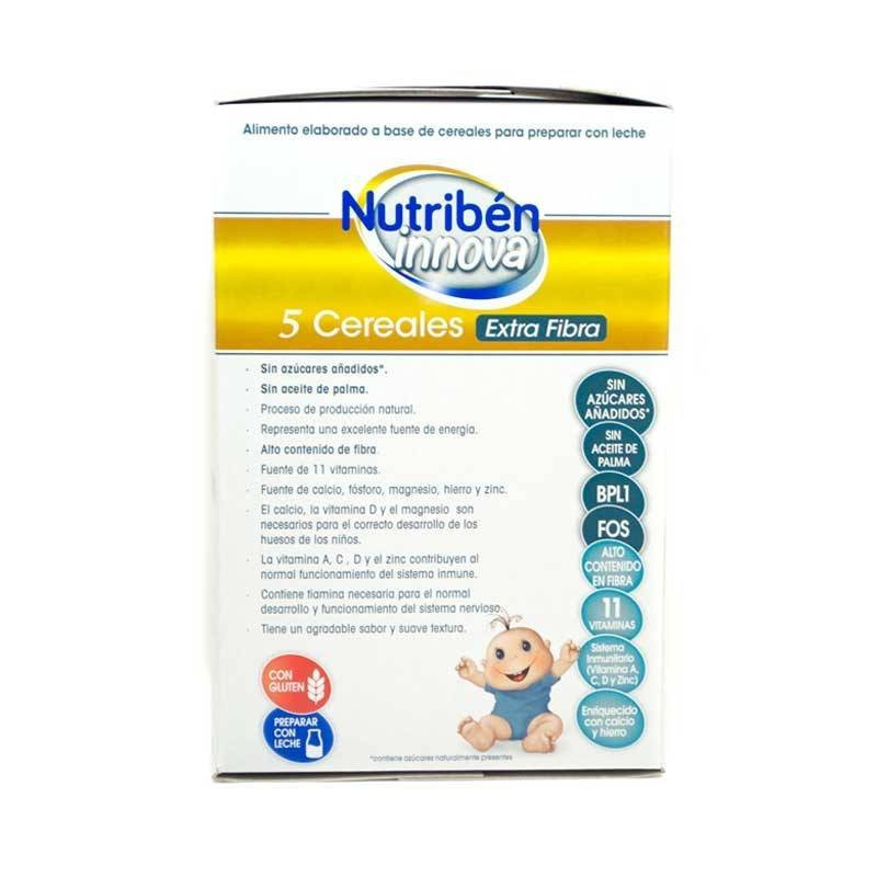 Nutribén Innova Papilla 5 Cereales Extra Fibra 600 g