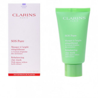 Sos Pure Mascarilla Reequilibrante Piel Normal y Mixta 75 ml Clarins