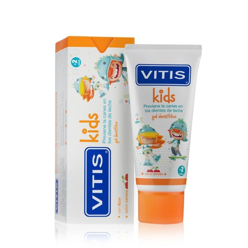 Vitis Kids Gel Dentífrico Sabor Cereza 50 ml