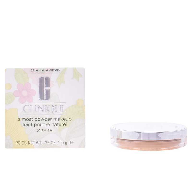 Almost Powder Polvo Spf15 N02 Tono Claro Neutral 10 gr Clinique