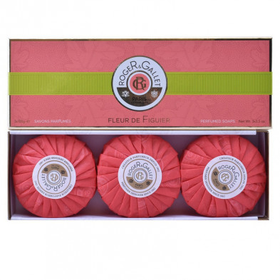 Pack Fleur De Figuier Jabones Perfumados 3 x 100 gr Roger & Gallet