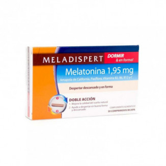 Meladispert Melatonina 1.95mg Dormir y En Forma 30 Comprimidos