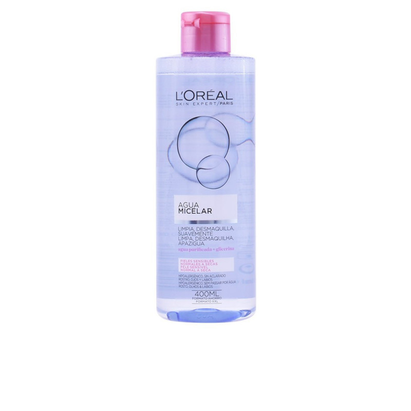 Agua Micelar Suave Pieles Sensibles 400 ml L'oreal