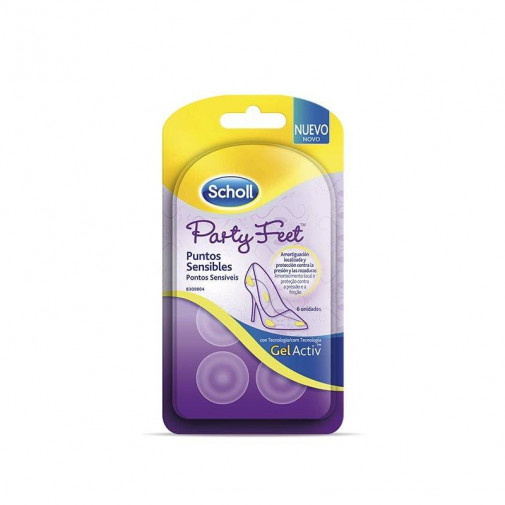 Dr Scholl Gel Activ Puntos Sensibles Party Feet 6 Unidades