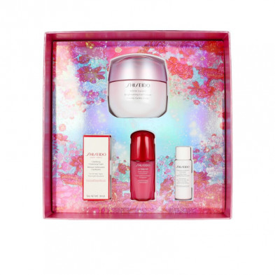 Set White Lucent  Crema Gel 50 ml + Espuma Aclaradora 5 ml +  Treatment Softener 7 ml + Ultimune Concentrado 10 ml Shiseido