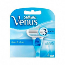 Venus Cuchillas Recambio 3 Hojas 4 Unidades Gillette