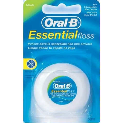 Oral B Seda Dental Essential Floss Con Cera 50m