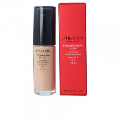 Synchro Skin Glow Luminizing Fluid Foundation N° R3 Base de Maquillaje Fluida 30 ml Shiseido