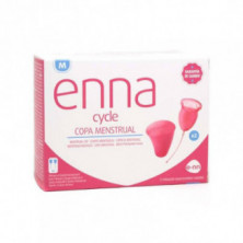 Enna Cycle Copa Menstrual Talla M 2 Unidades + Esterilizador