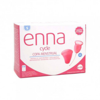 Enna Cycle Copa Menstrual Talla S 2 Unidades + Esterilizador