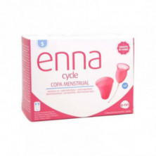 Enna Cycle Copa Menstrual Talla S 2 Unidades + Esterilizador