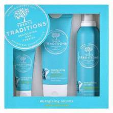 Set Energising Secrets Gel De Baño 200 ml + Espuma 200 ml + Crema Corporal 50 ml Treets