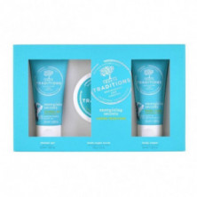 Energising Secrets Gel De Baño 50 ml + Exfoliante Corporal 125 gr + Crema Corporal 50 ml Treets