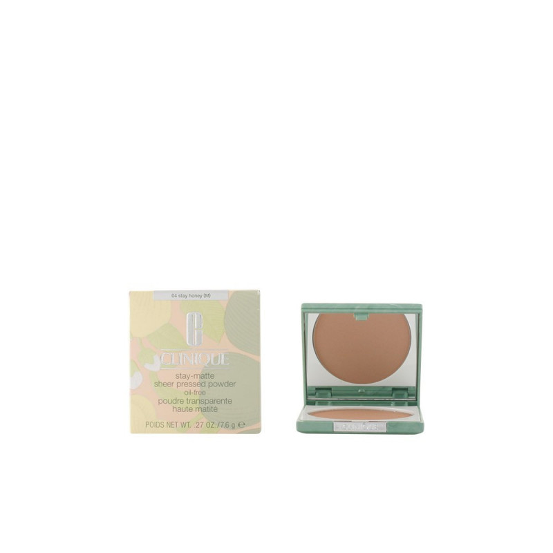 Stay Matte Polvo Compacto Mate N04 Tono Stay Honey 7.6 gr Clinique