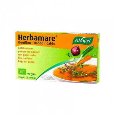 A.Vogel Herbamare Bouillon (Bajo en sodio) 76g (8x9.5g)