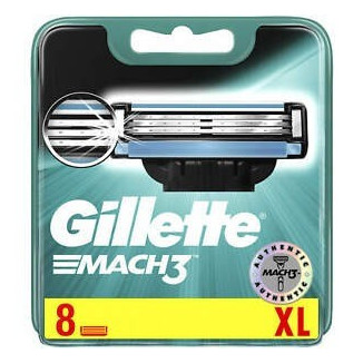 Recambio Gillette Mach3 8 Cuchillas